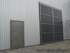 Ворота металлические.